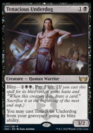 Tenacious Underdog (Promo Pack) [Streets of New Capenna Promos] | GnG Games