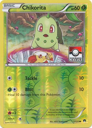 Chikorita (1/122) (League Promo) [XY: BREAKpoint] | GnG Games