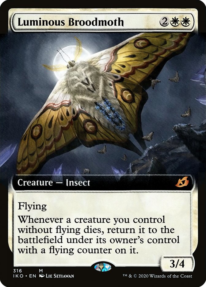Luminous Broodmoth (Extended Art) (316) [Ikoria: Lair of Behemoths] | GnG Games