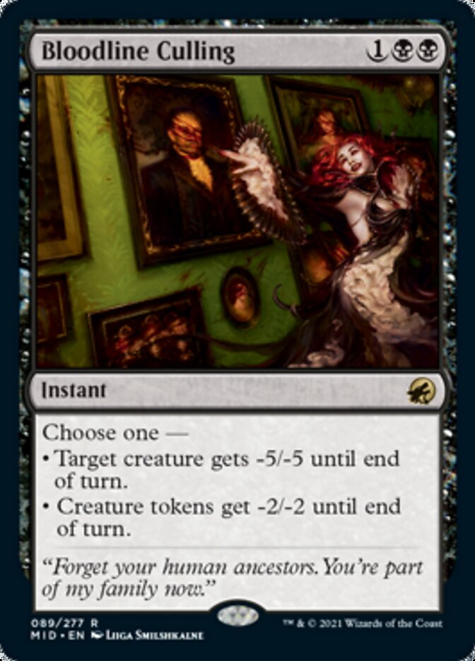 Bloodline Culling [Innistrad: Midnight Hunt] | GnG Games