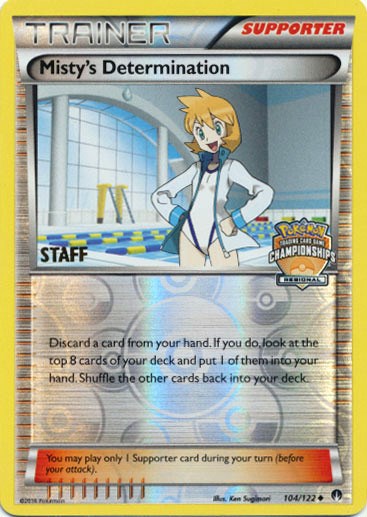 Misty's Determination (104/122) (Regional Championship Promo Staff) [XY: BREAKpoint] | GnG Games