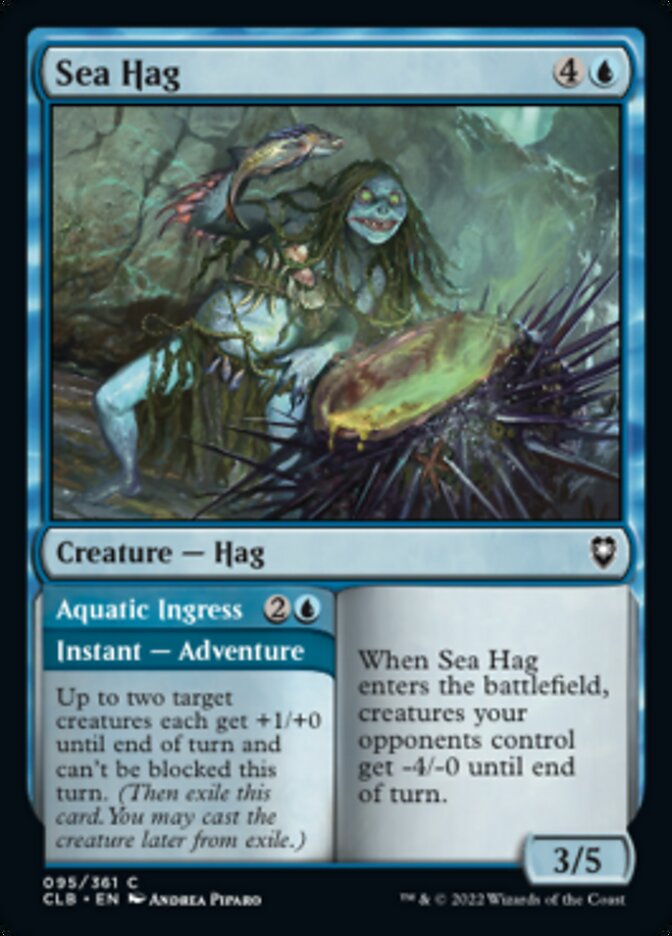 Sea Hag // Aquatic Ingress [Commander Legends: Battle for Baldur's Gate] | GnG Games