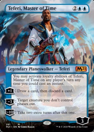 Teferi, Master of Time (Borderless) [Core Set 2021] | GnG Games