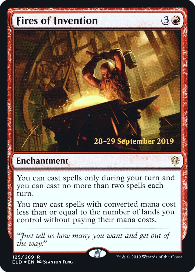Fires of Invention  [Throne of Eldraine Prerelease Promos] | GnG Games
