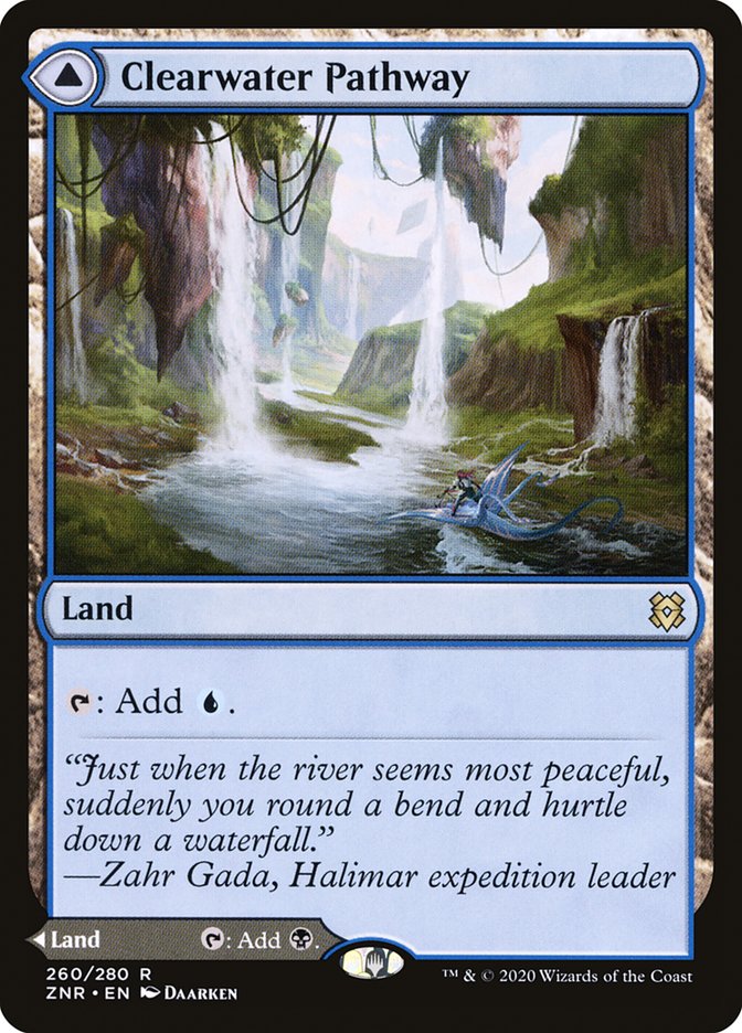 Clearwater Pathway // Murkwater Pathway [Zendikar Rising] | GnG Games