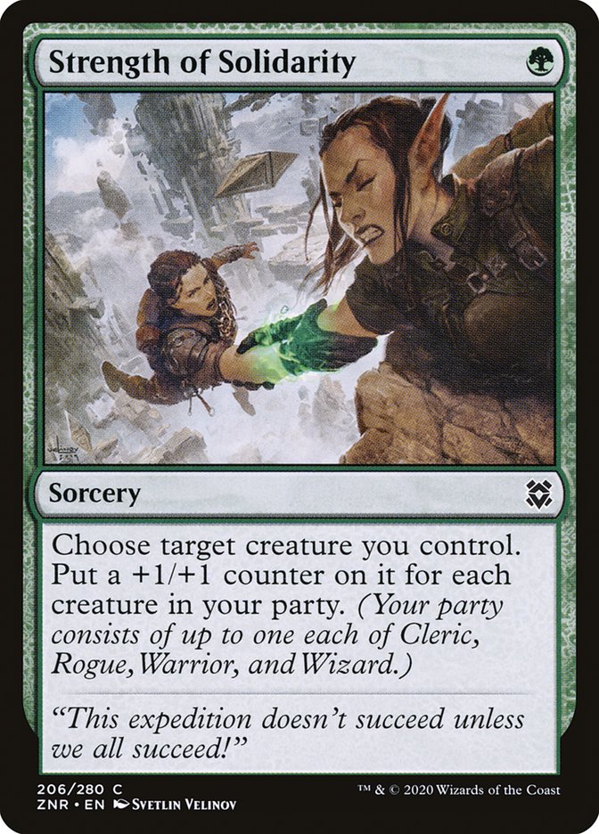Strength of Solidarity [Zendikar Rising] | GnG Games