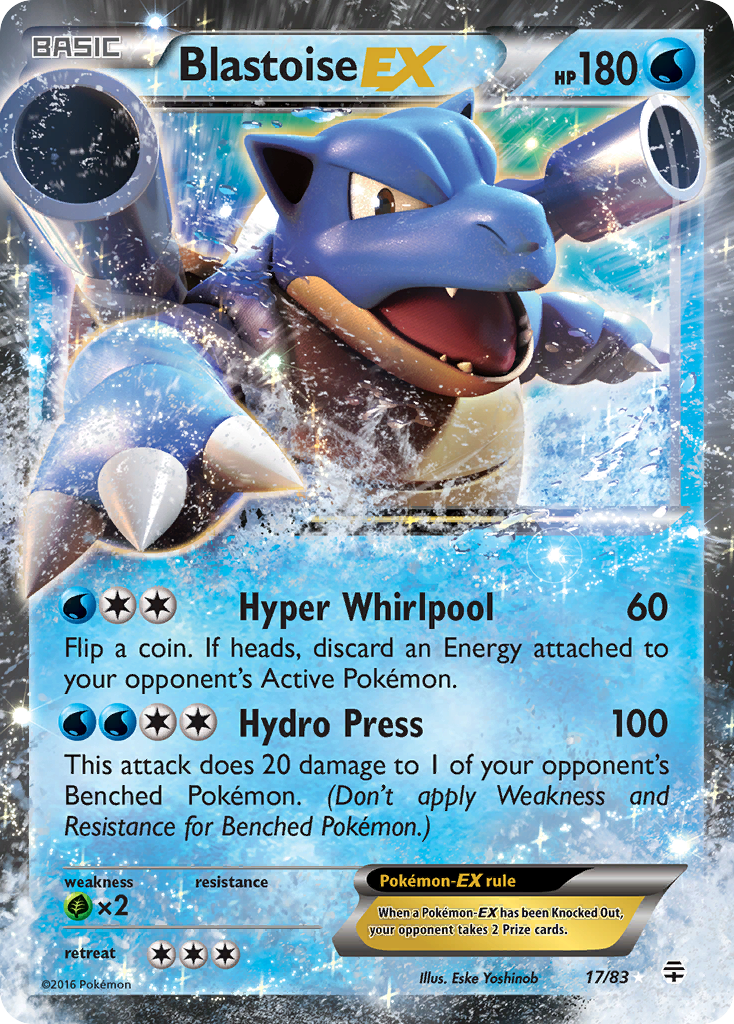 Blastoise EX (17/83) [XY: Generations] | GnG Games