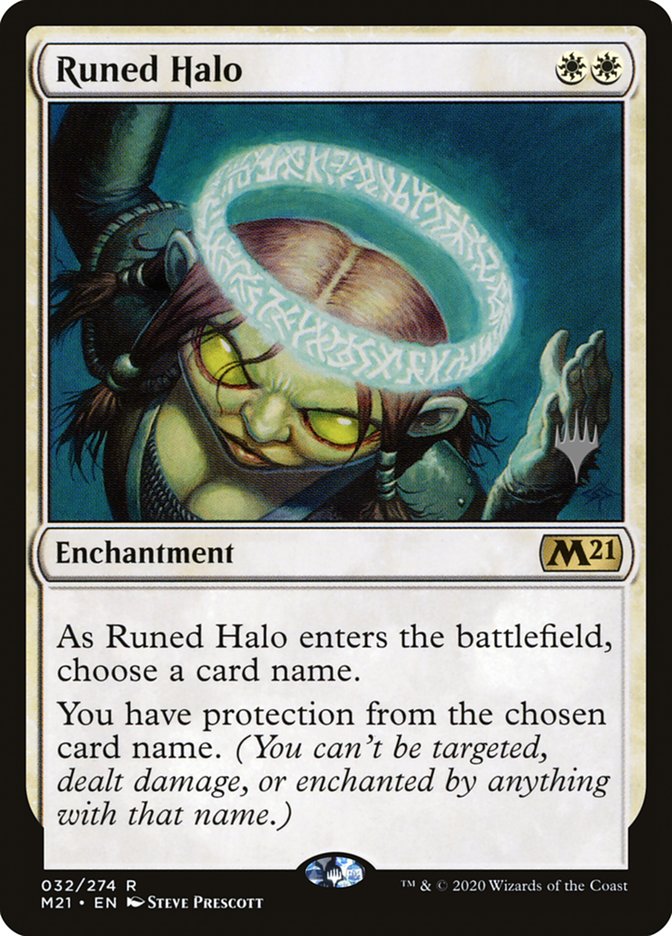 Runed Halo (Promo Pack) [Core Set 2021 Promos] | GnG Games