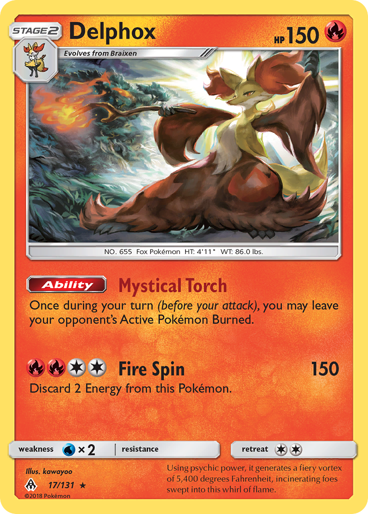 Delphox (17/131) [Sun & Moon: Forbidden Light] | GnG Games