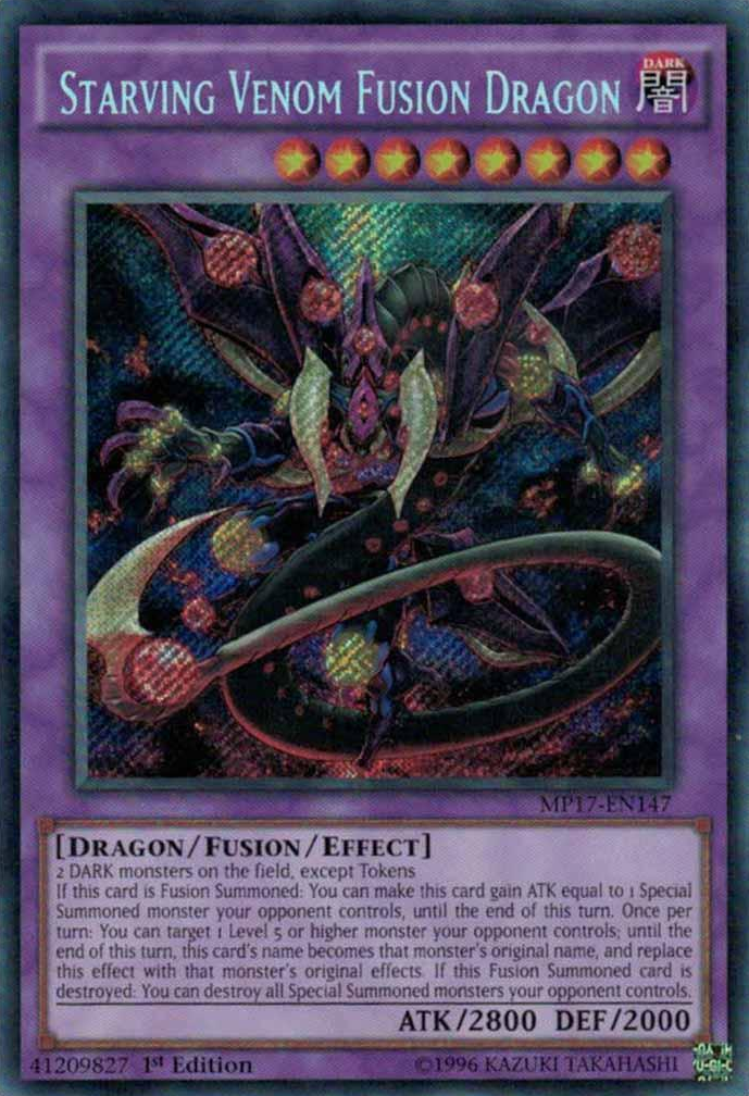 Starving Venom Fusion Dragon [MP17-EN147] Secret Rare | GnG Games