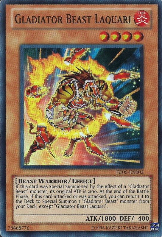 Gladiator Beast Laquari [TU05-EN002] Super Rare | GnG Games