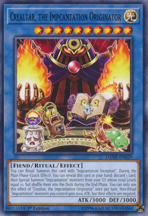 Crealtar, the Impcantation Originator [DANE-EN029] Common | GnG Games