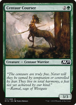 Centaur Courser [Core Set 2019] | GnG Games