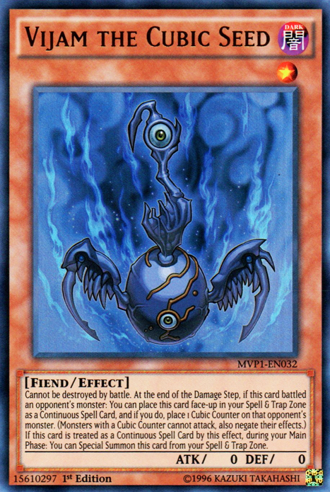 Vijam the Cubic Seed [MVP1-EN032] Ultra Rare | GnG Games
