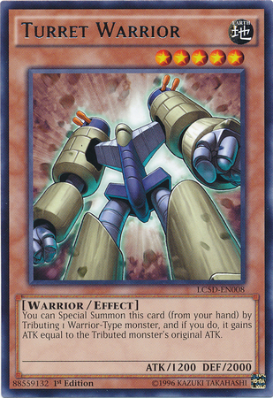 Turret Warrior [LC5D-EN008] Rare | GnG Games