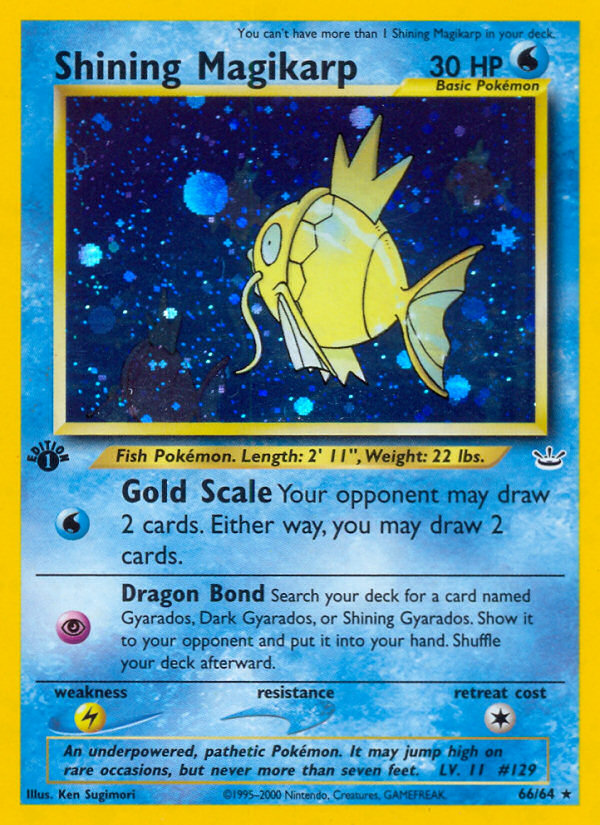 Shining Magikarp (66/64) [Neo Revelation 1st Edition] | GnG Games