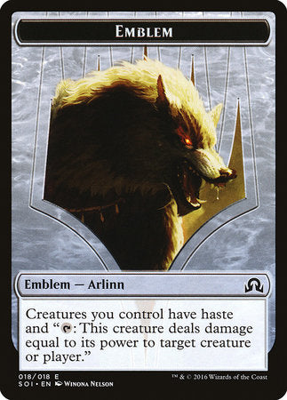 Emblem - Arlinn Kord [Shadows over Innistrad Tokens] | GnG Games