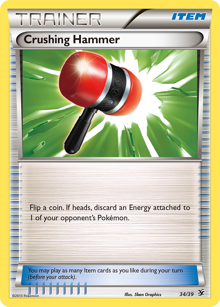 Crushing Hammer (34/39) [XY: Kalos Starter Set] | GnG Games