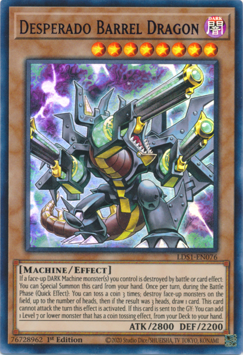 Desperado Barrel Dragon (Blue) [LDS1-EN076] Ultra Rare | GnG Games