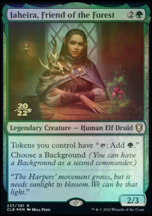 Jaheira, Friend of the Forest [Commander Legends: Battle for Baldur's Gate Prerelease Promos] | GnG Games