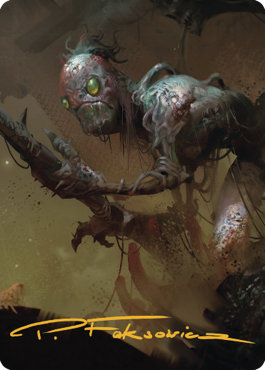 Mold Folk Art Card (Gold-Stamped Signature) [Commander Legends: Battle for Baldur's Gate Art Series] | GnG Games