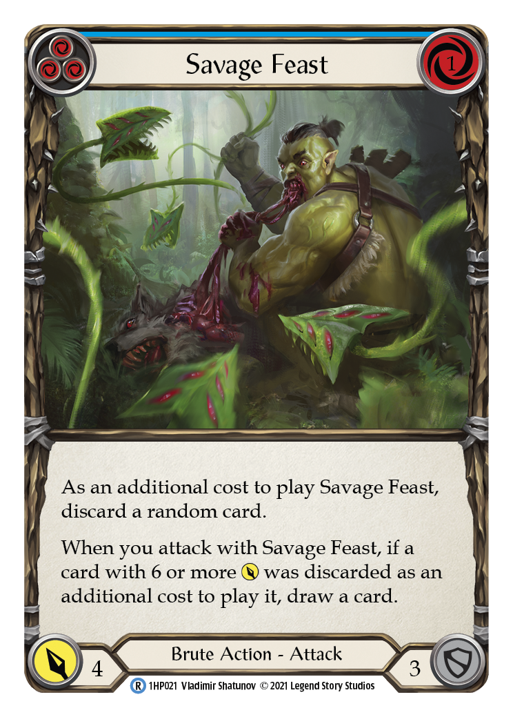 Savage Feast (Blue) [1HP021] | GnG Games