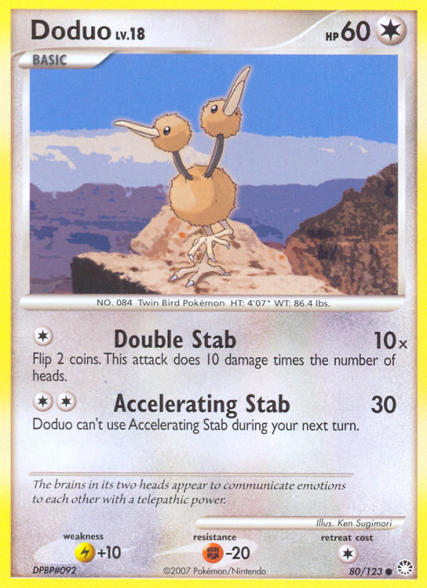 Doduo (80/123) [Diamond & Pearl: Mysterious Treasures] | GnG Games