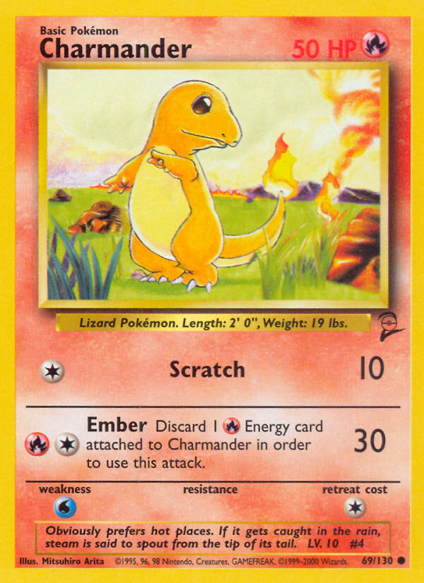 Charmander (69/130) [Base Set 2] | GnG Games