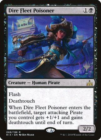 Dire Fleet Poisoner [Rivals of Ixalan Promos] | GnG Games