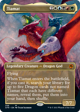 Tiamat (Extended) (Alternative art) [Dungeons & Dragons: Adventures in the Forgotten Realms] | GnG Games