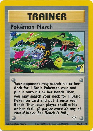 Pokemon March (102/111) [Neo Genesis Unlimited] | GnG Games