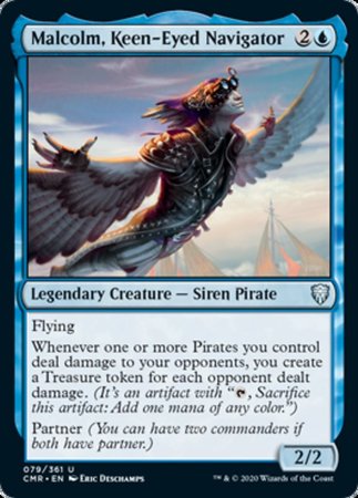 Malcolm, Keen-Eyed Navigator [Commander Legends] | GnG Games
