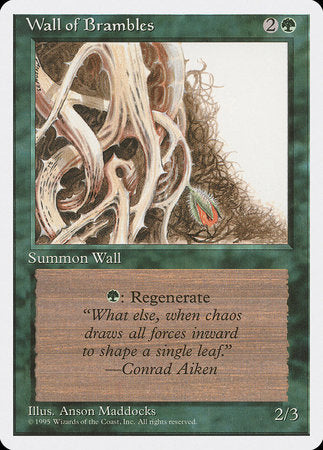 Wall of Brambles [Fourth Edition] | GnG Games