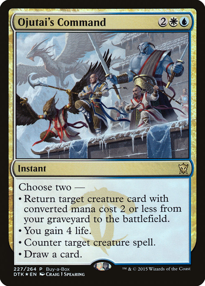 Ojutai's Command (Buy-A-Box) [Dragons of Tarkir Promos] | GnG Games