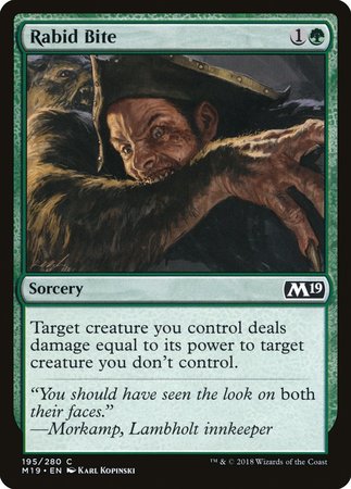 Rabid Bite [Core Set 2019] | GnG Games