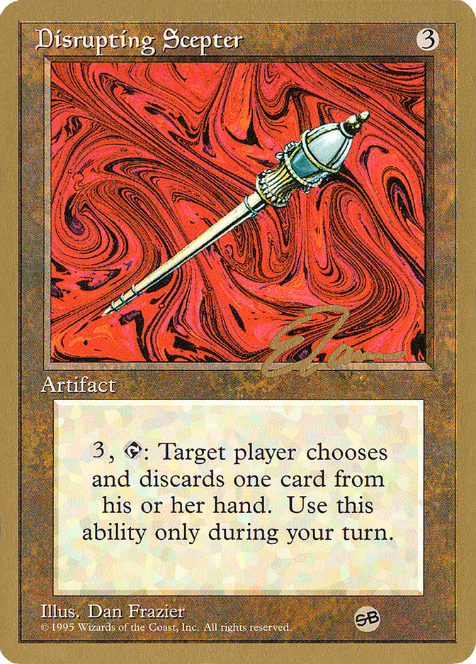 Disrupting Scepter (Eric Tam) (SB) [Pro Tour Collector Set] | GnG Games