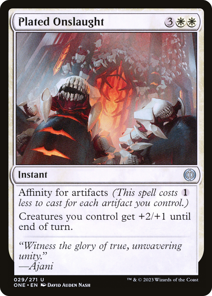 Plated Onslaught [Phyrexia: All Will Be One] | GnG Games