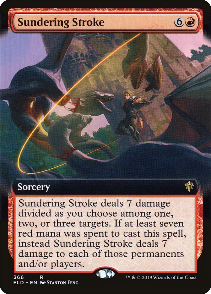 Sundering Stroke (Extended Art) [Throne of Eldraine] | GnG Games