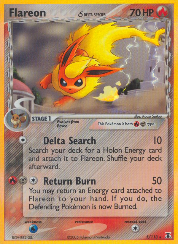 Flareon (5/113) (Delta Species) [EX: Delta Species] | GnG Games