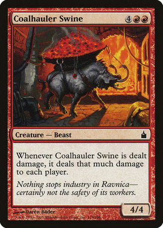 Coalhauler Swine [Ravnica: City of Guilds] | GnG Games