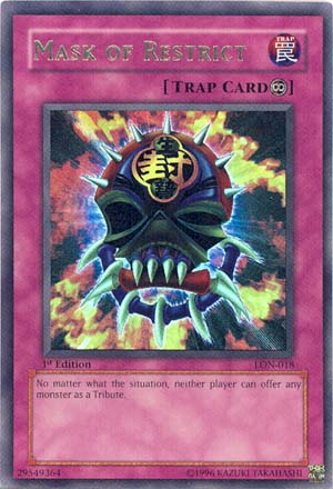 Mask of Restrict [LON-018] Ultra Rare | GnG Games