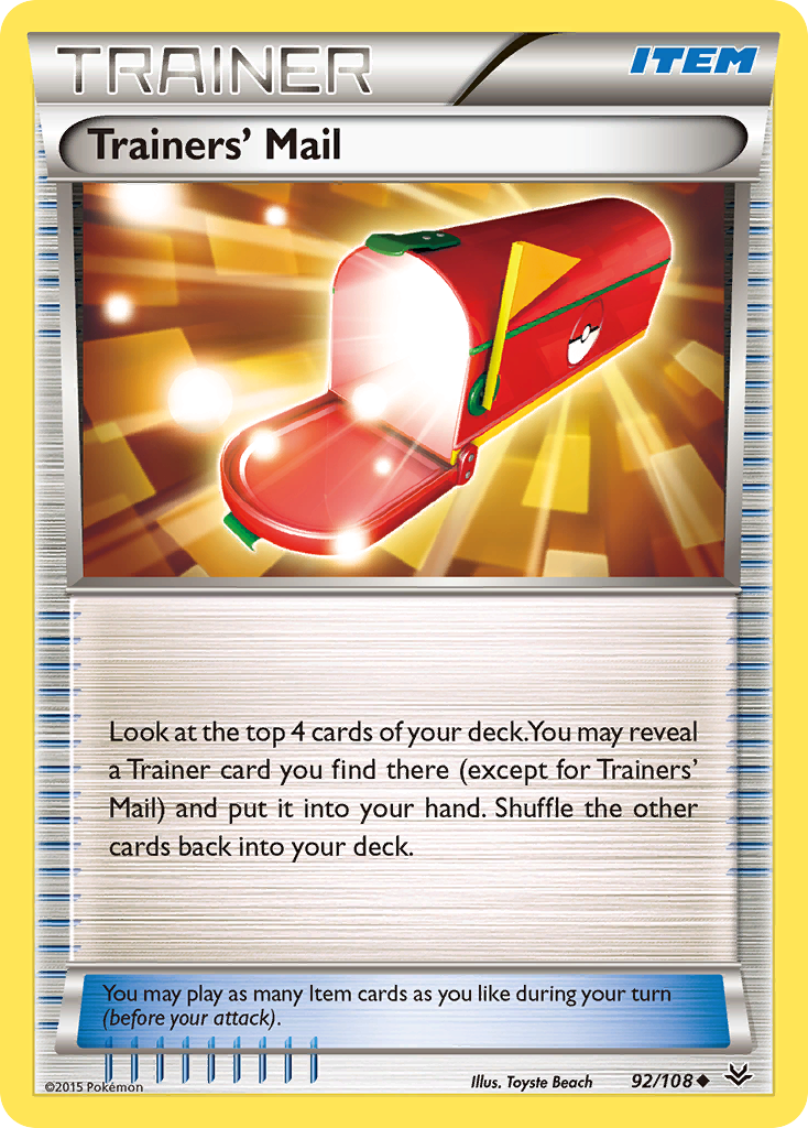 Trainers' Mail (92/108) [XY: Roaring Skies] | GnG Games