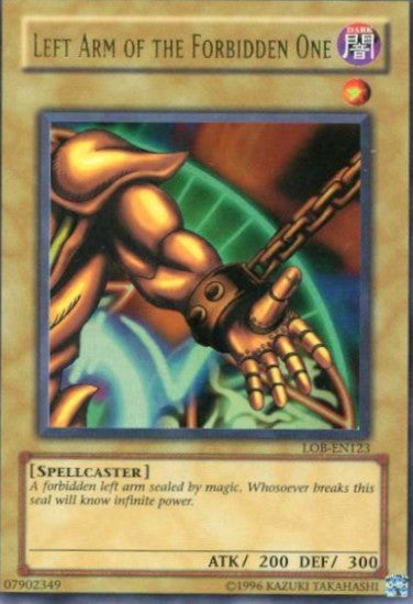 Left Arm of the Forbidden One [LOB-EN123] Ultra Rare | GnG Games