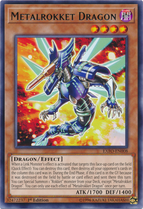 Metalrokket Dragon [EXFO-EN008] Rare | GnG Games