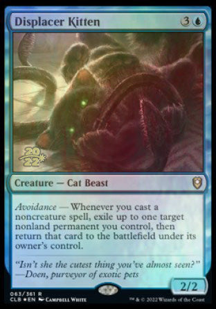 Displacer Kitten [Commander Legends: Battle for Baldur's Gate Prerelease Promos] | GnG Games