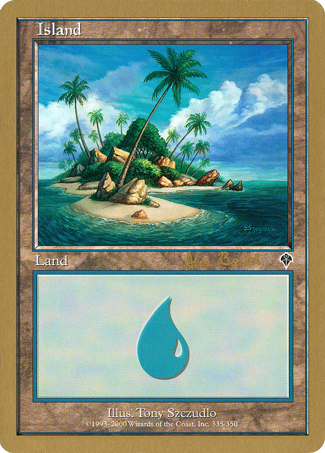 Island (ab335b) (Alex Borteh) [World Championship Decks 2001] | GnG Games