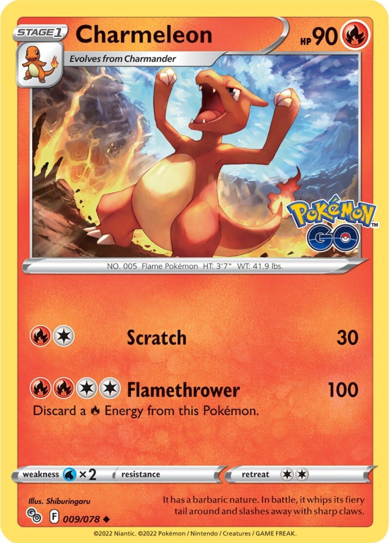 Charmeleon (009/078) [Pokémon GO] | GnG Games