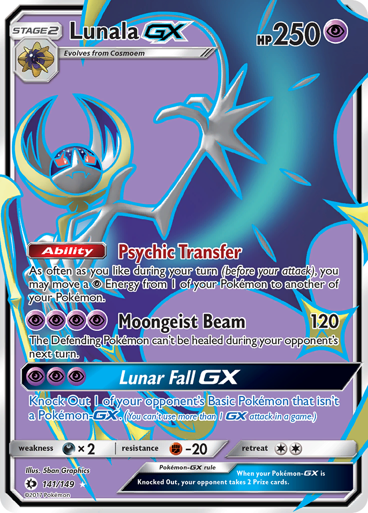 Lunala GX (141/149) [Sun & Moon: Base Set] | GnG Games