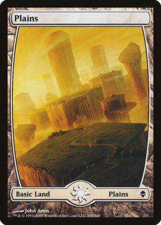 Plains (230) - Full Art [Zendikar] | GnG Games