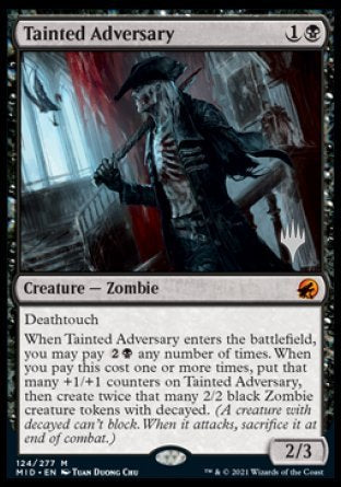 Tainted Adversary (Promo Pack) [Innistrad: Midnight Hunt Promos] | GnG Games